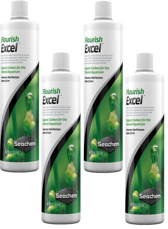 Seachem Flourish Excel 500 Milliliter Bottles (4 Pack) - Image 1